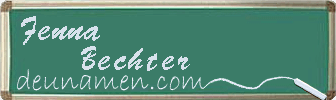 Fenna Bechter Visitenkarte